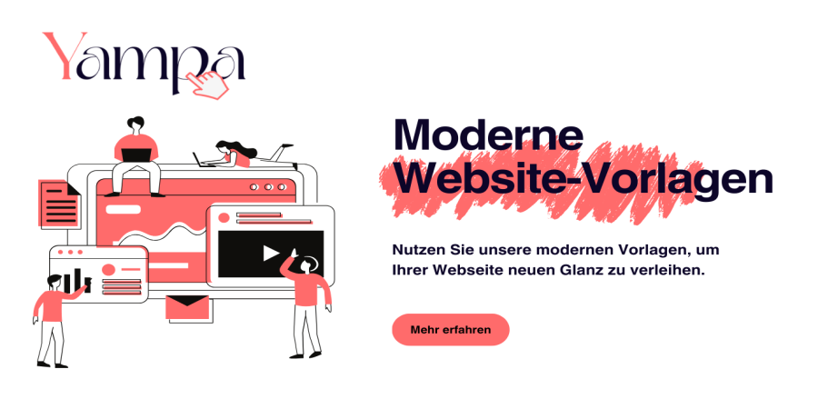 Moderne Webseiten erstellen mit Yampa.de
